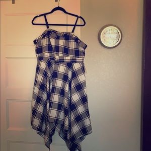 Plaid flannel dress